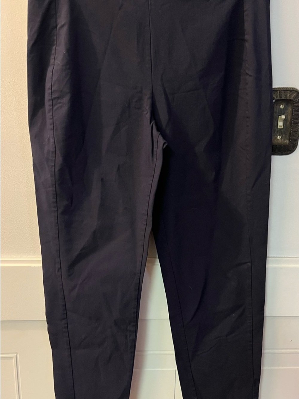 croft & barrow women’s Navy Stretch Chino Pants